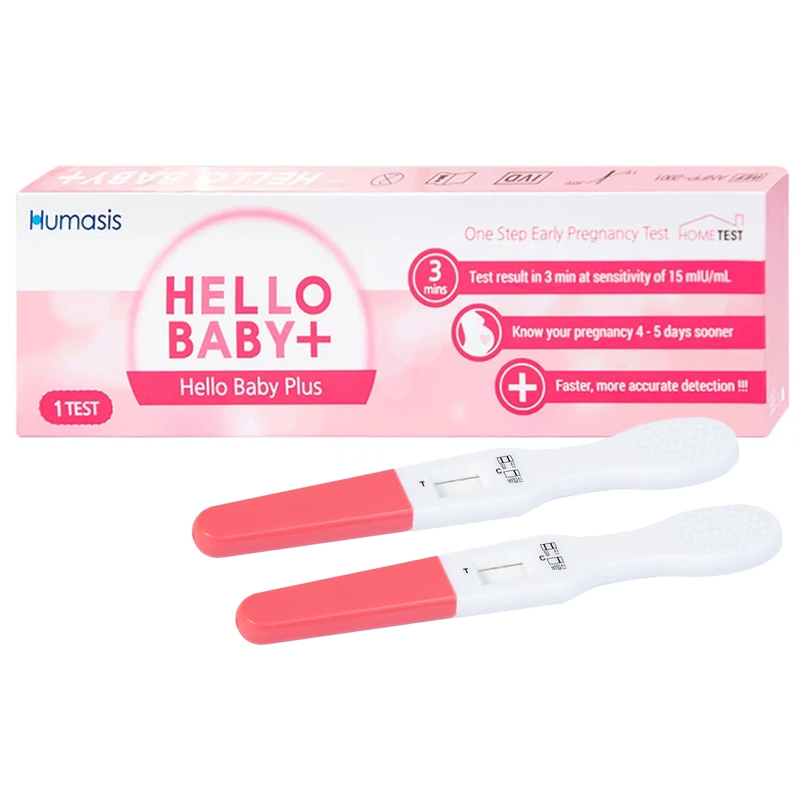 Que thử thai Humasis Hello Baby+ dạng bút